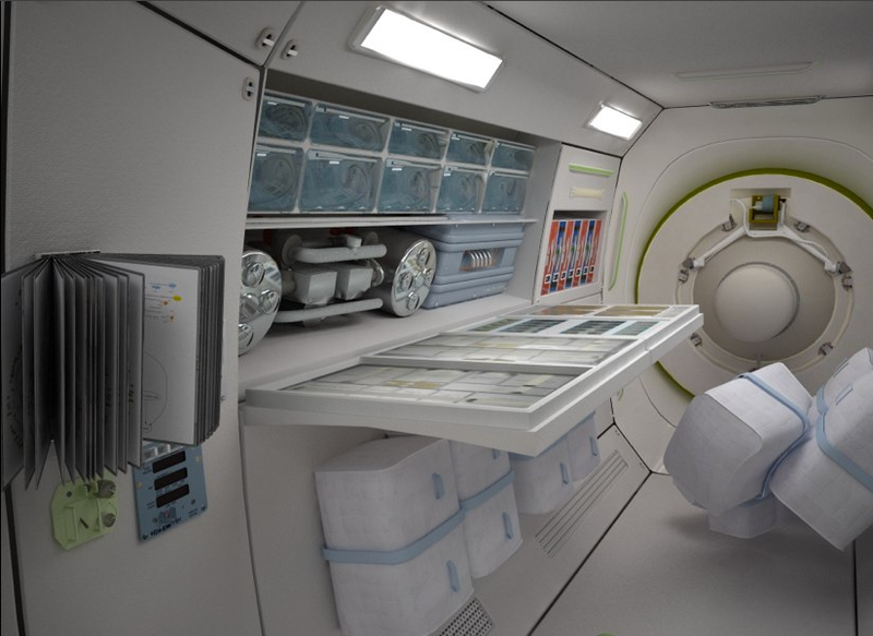 Illustration for article titled First look at the Space Hotel offers aliens aplenty, but no booze allowed